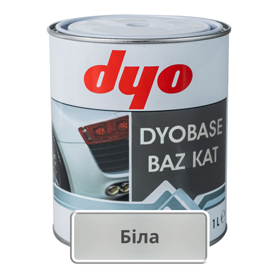Біла Авто фарба металік DYO 1л