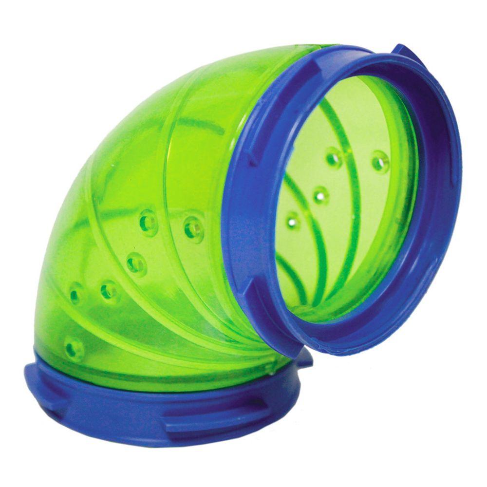 Туба тунель кутовий (50 х 50 мм, d -57 мм) 2 кільця, Лорі