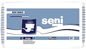 Підгузники для дорослих Seni Basic Extra Large 130-170 див. 30 шт
