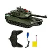 Іграшковий танк на р/у Abrams гусеничний хід світло Броньована машина Абрамс звук Реалістична військова машина на радіоуправлінні, фото 4