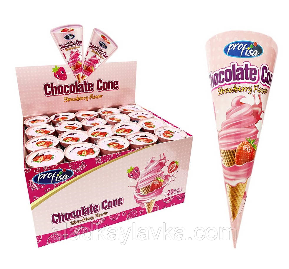 Шоколадний ріжок Chocolate Cone 20 шт (Profisa)