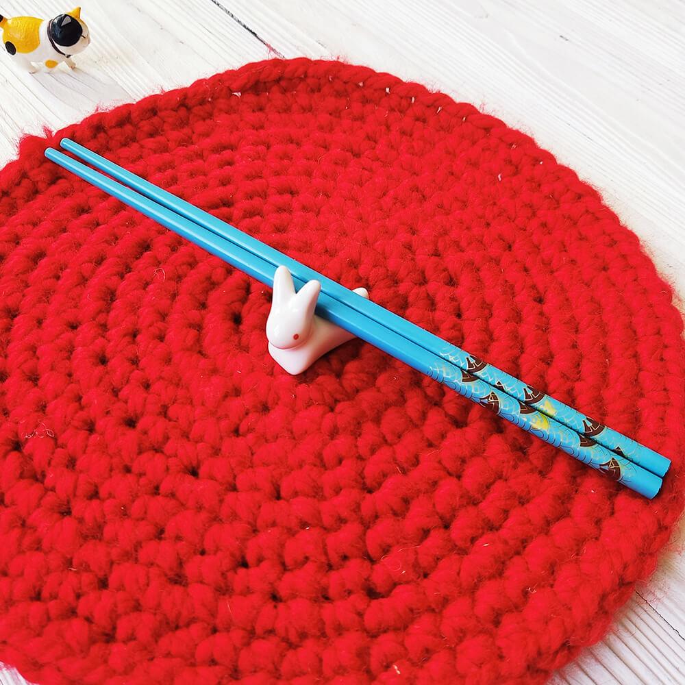 Багаторазові палички для суші Блакитні, фото 1