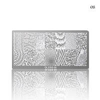 Пластина для стемпінгу GLOSS 08