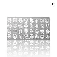 Пластина для стемпінгу GLOSS 10