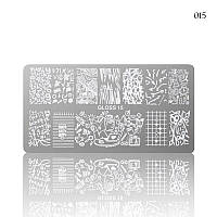 Пластина для стемпінгу GLOSS 15