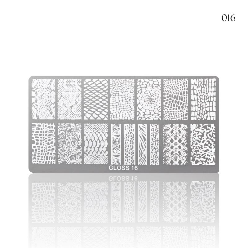 Пластина для стемпінгу GLOSS 16