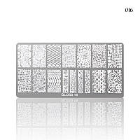 Пластина для стемпінгу GLOSS 16