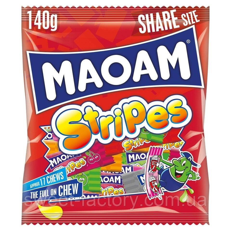 Жувальні цукерки Maoam Stripes 140g, фото 1