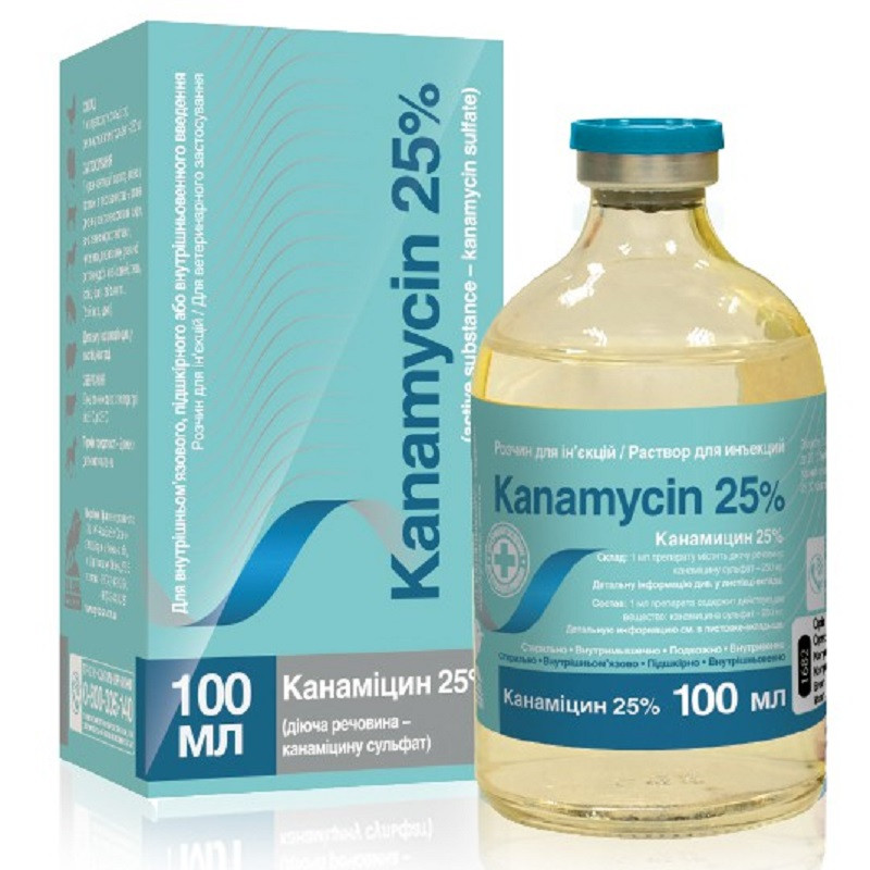 Канаміцин 25% 100 мл O.L.KAR