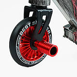 Самокат трюковий Best Scooter BS-99622, колеса PU 110 мм, висота 85 см, алюмінієвий диск і дека, пеги, фото 6