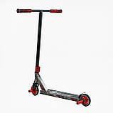 Самокат трюковий Best Scooter BS-99622, колеса PU 110 мм, висота 85 см, алюмінієвий диск і дека, пеги, фото 8