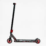 Самокат трюковий Best Scooter BS-99622, колеса PU 110 мм, висота 85 см, алюмінієвий диск і дека, пеги, фото 5