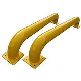 Колесовідбійник металевий у паркінг Ø 57 | 140 | 1500 мм, фото 2