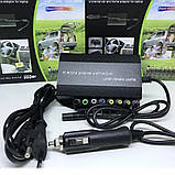 Блок живлення для ноутбука універсальний MY-120W зарядний пристрій заряджання 12-24В від мережі та прикурювача, фото 7