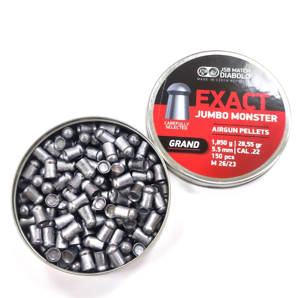 Кулі JSB Diabolo Exact Jumbo Monster Grand 5.52 мм / 1.85 гр / 150 шт/уп, фото 1