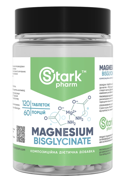 Magnesium Bisglycinate Stark Pharm 120 таблеток, фото 1