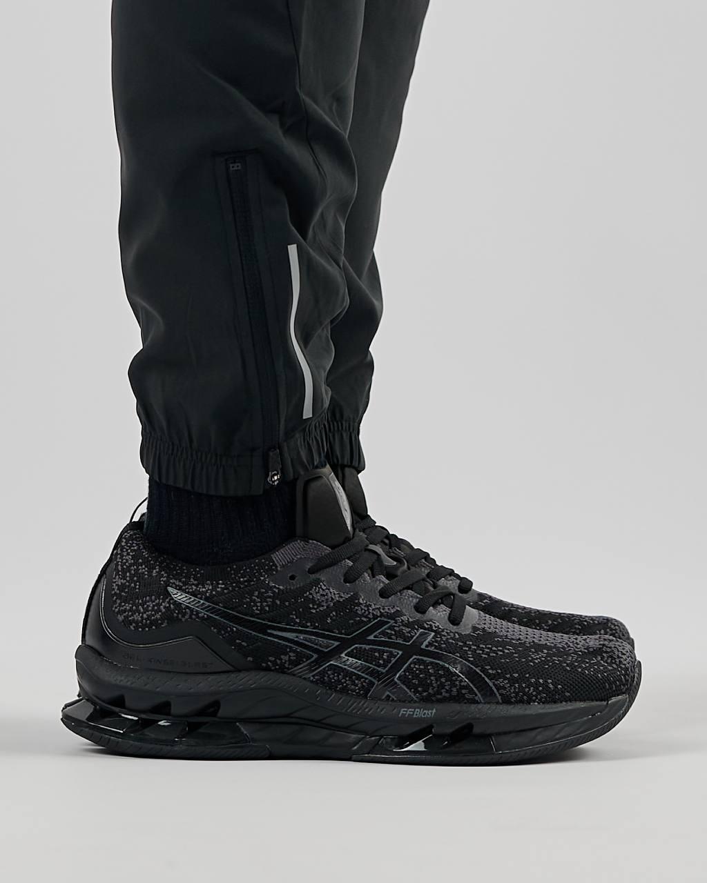 Чоловічі текстильні кросівки ASICS Gel-Kinsei Blast All Black, чоловічі кеди Асикс чорні. Чоловіче взуття, фото 1