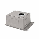 Кухонна мийка Platinum Handmade 4050 круглий сифон 3.0/0.8, фото 4