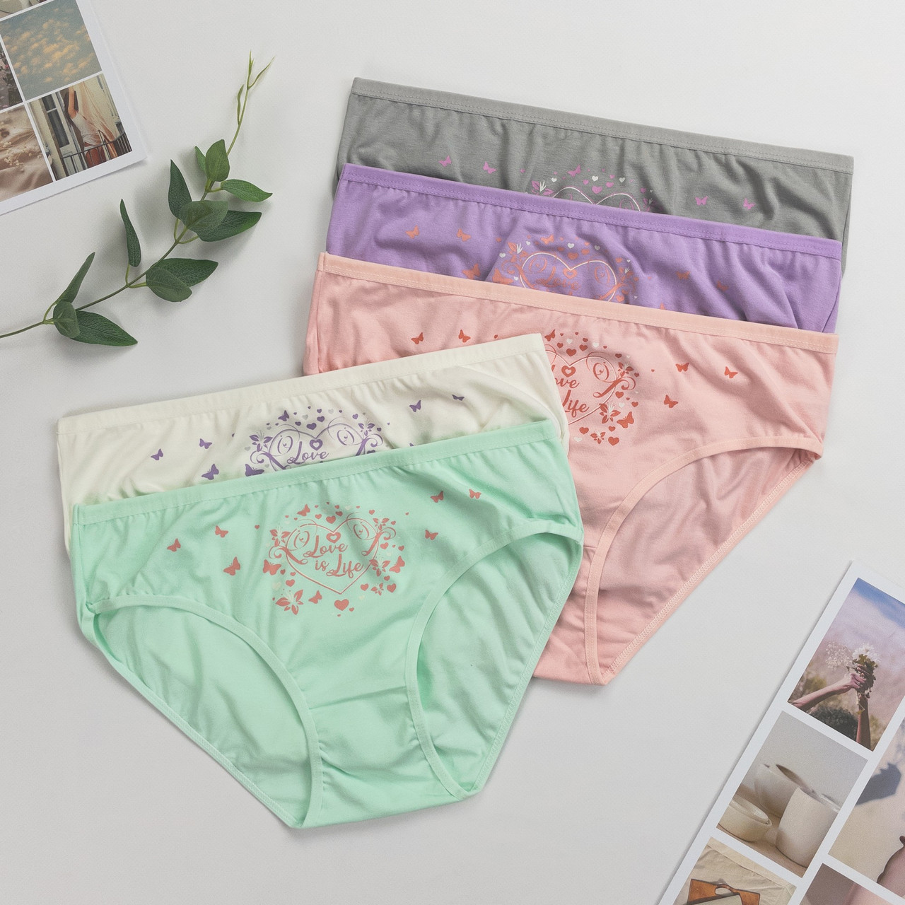 Труси жіночі сліпи Nicoletta Туреччина батал 2XL | 5 шт.