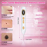 Ручка для видалення тегів шкіри Augo, професійний набір ручок для видалення родимок Портативна акумуляторна ручка для видалення шк, фото 3