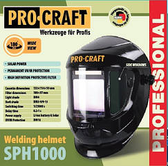 Маска зварювальна Procraft SPH1000 NEW