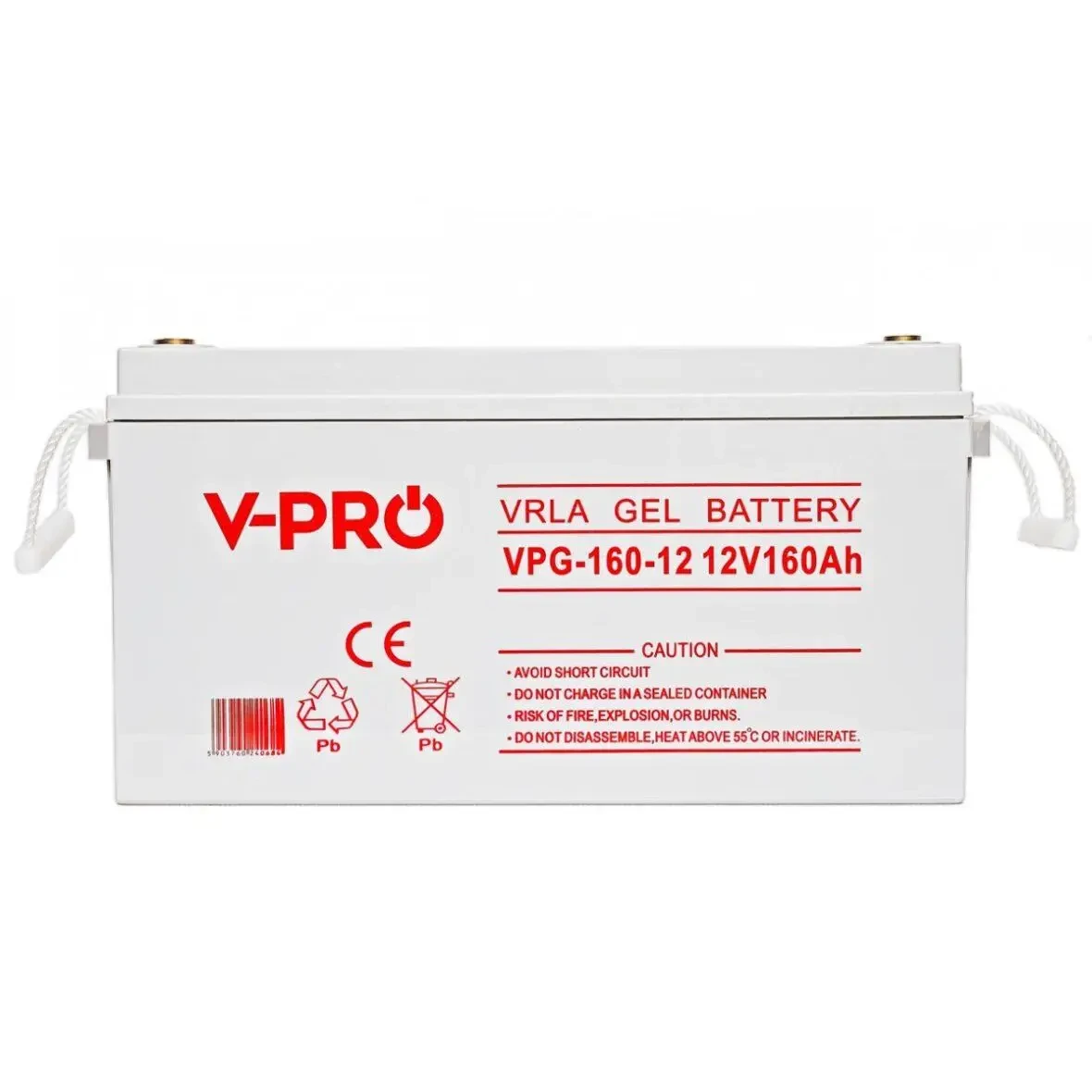 Акумуляторна батарея V-PRO GEL VMG-160-12 12 V 160 Ah, фото 1
