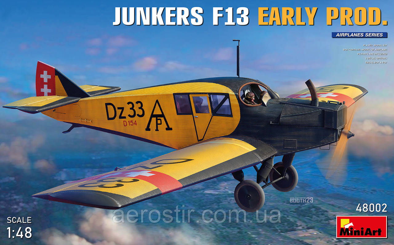 JUNKERS F13 1/48 MiniART48002