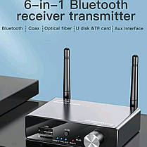 Програвач HIFI LY35 Bluetooth 5.3 аудіо приймач передавач SPDIF, Toslink, 3.5mm, RCA, AUX, фото 5