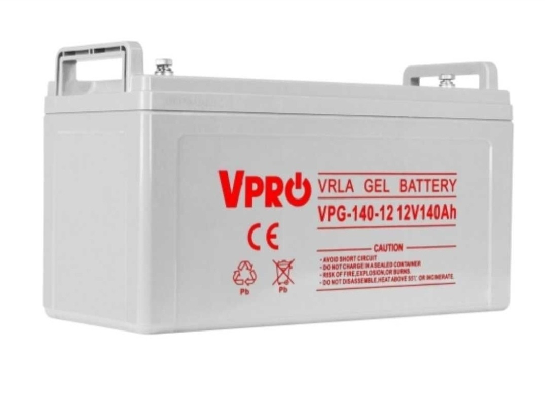 Акумуляторна батарея V-PRO GEL VMG-140-12 12 V 140 Ah, фото 1
