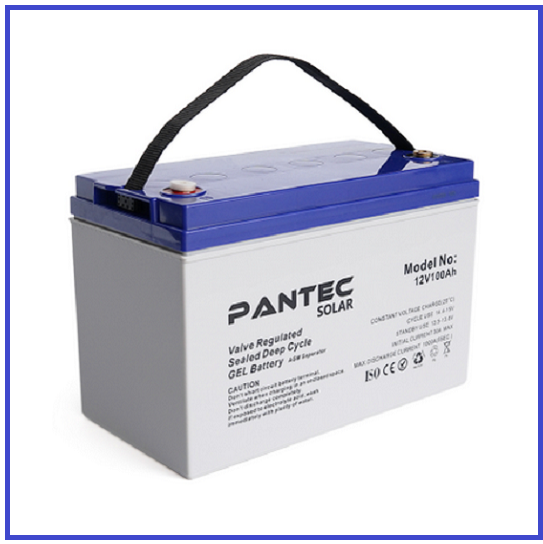 Акумуляторна батарея PANTEC GEL 12-100 12V 100Ah (330x173x218)