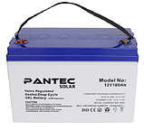 Акумуляторна батарея PANTEC GEL 12-100 12V 100Ah (330x173x218), фото 3