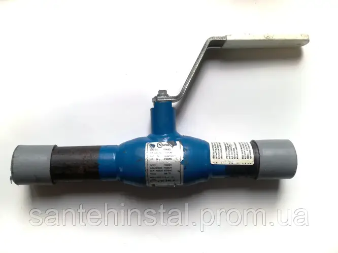 Кран стальной шаровый приварной Naval Pn40, Dn25 (ID#2342831776), цена ...