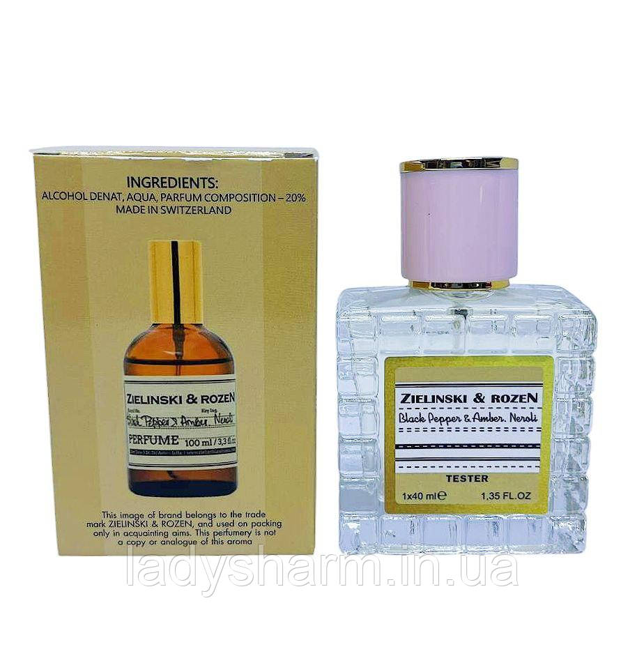 Tester Zielinski & Rozen Black Pepper & Amber Neroli ( Блек Пепер Амбер Неолі), унісекс, фото 1