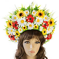 Український вінок високий на голову Зореслава 11033