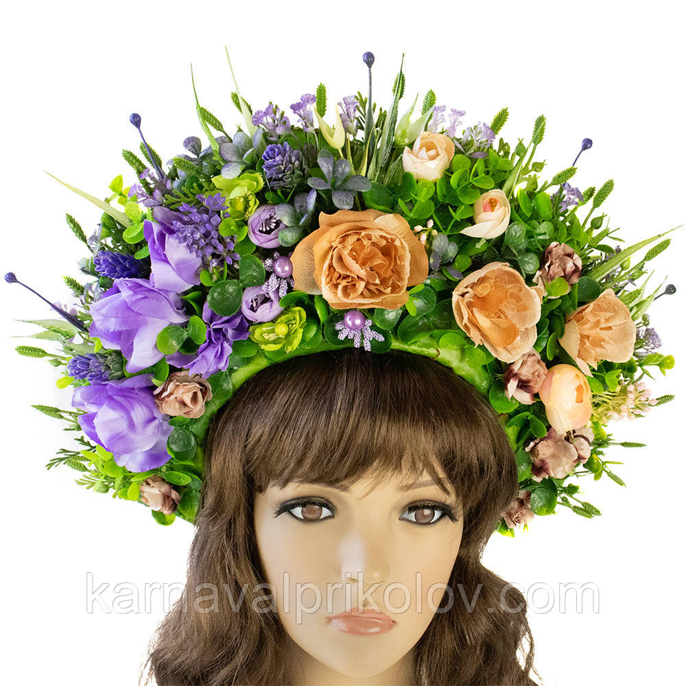 Український вінок високий на голову Радомира 11038