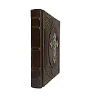 Біблія мала шкіряна (металевий хрест) українською, фото 5