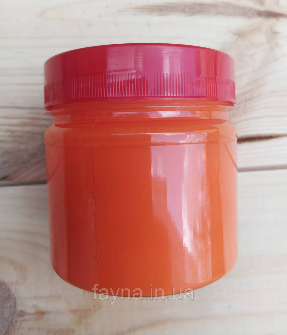 Акрилова фарба для тканини та шкіри ATL Яскраво-Помаранчева, 100 г, фото 1