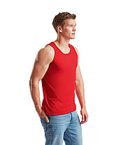 Червона Чоловіча майка спортивна Athletic vest Fruit of the loom, фото 6