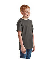 Графітова дитяча футболка модна Original kids T Fruit of the loom, фото 5