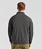 Графітова чоловіча кофта на застібці Premium sweat jacket Fruit of the loom, фото 7