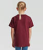 Бордова дитяча футболка модна Original kids T Fruit of the loom, фото 6
