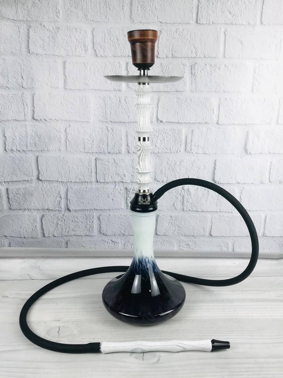 Кальян Sunrise Hookah Classic Wood Crack - White