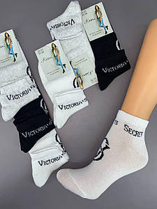 Шкарпетки підліткові "Victoria's Secret" 35-38 (12 пар/уп)