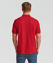 Червона футболка поло чоловіча легка Iconic Polo Fruit of the loom, фото 6