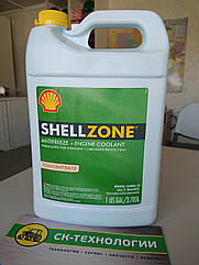 Антифриз-концентрат SHELLZONE CONCENTRATE (-52°C) зелений, 3.785л