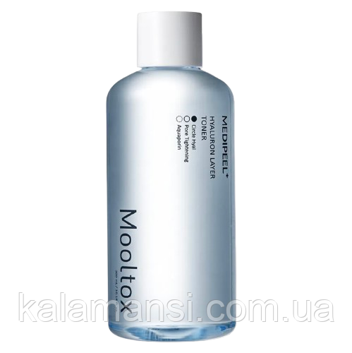 Зволожувальний тонер для обличчя Medi-Peel Hyaluron Layer Mooltox Toner 300мл