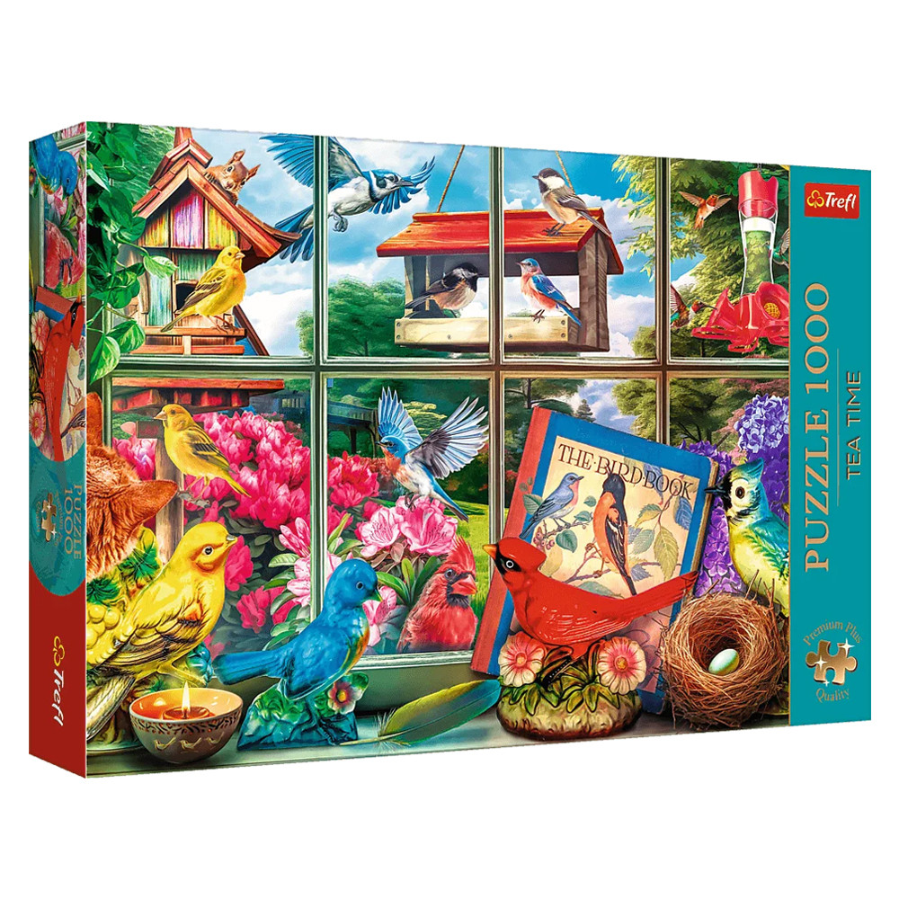 Пазл "Час чаювання: Світ пташок" 1000 елементів Trefl Premium Plus Quality (5900511108507)