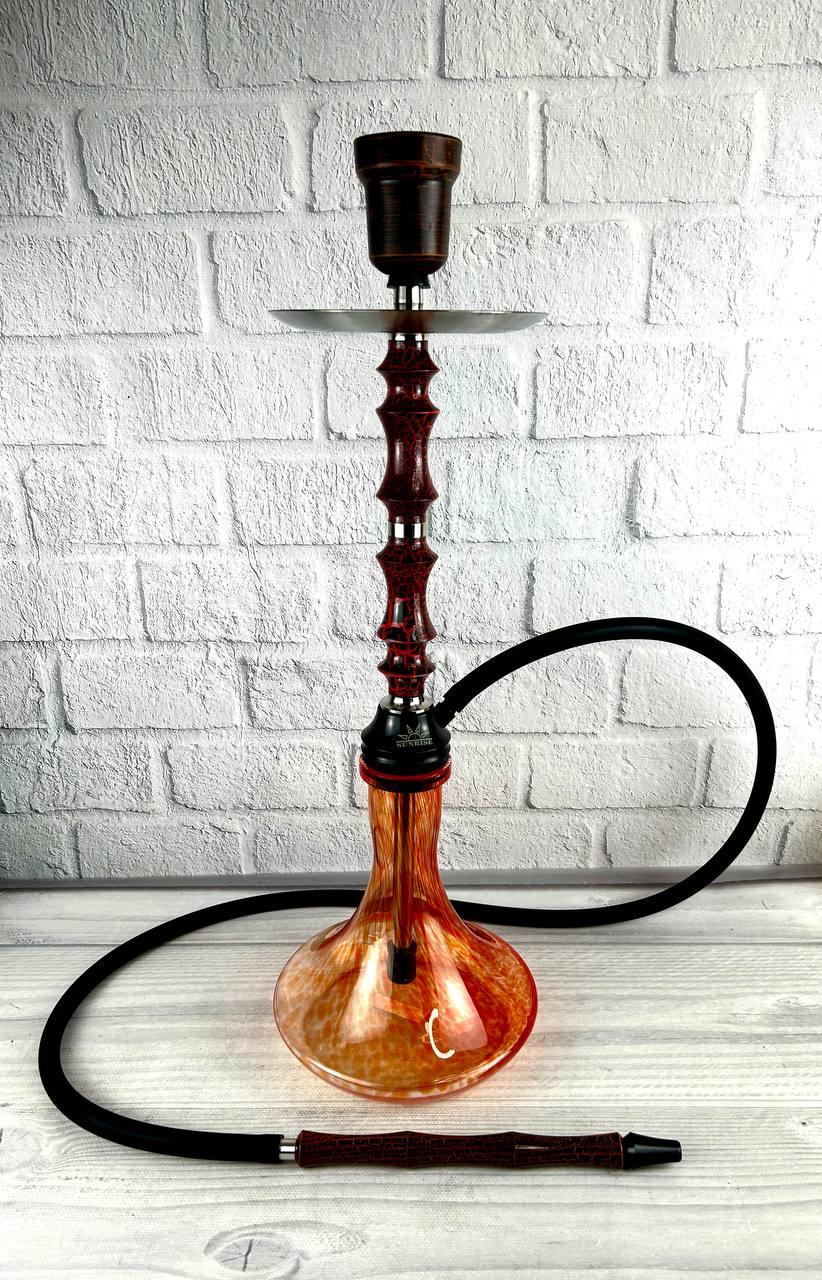 Кальян Sunrise Hookah Classic Wood Red  Повний комлпект