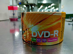 Диск DVD-R для відео Mr.Data 16x Bulk/50