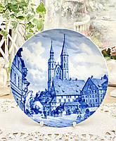 Німецька настінна порцелянова тарілка "Braunschweig", Fürstenberg Porzellan, Німеччина, вінтаж